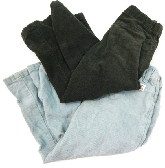 Janie and Jack Lot of Two Girls Corduroy Pants - Picture 1 of 6